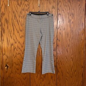 Vices & Roses Plaid Flare Pants Size 16 Pull On Stretch Career Chic